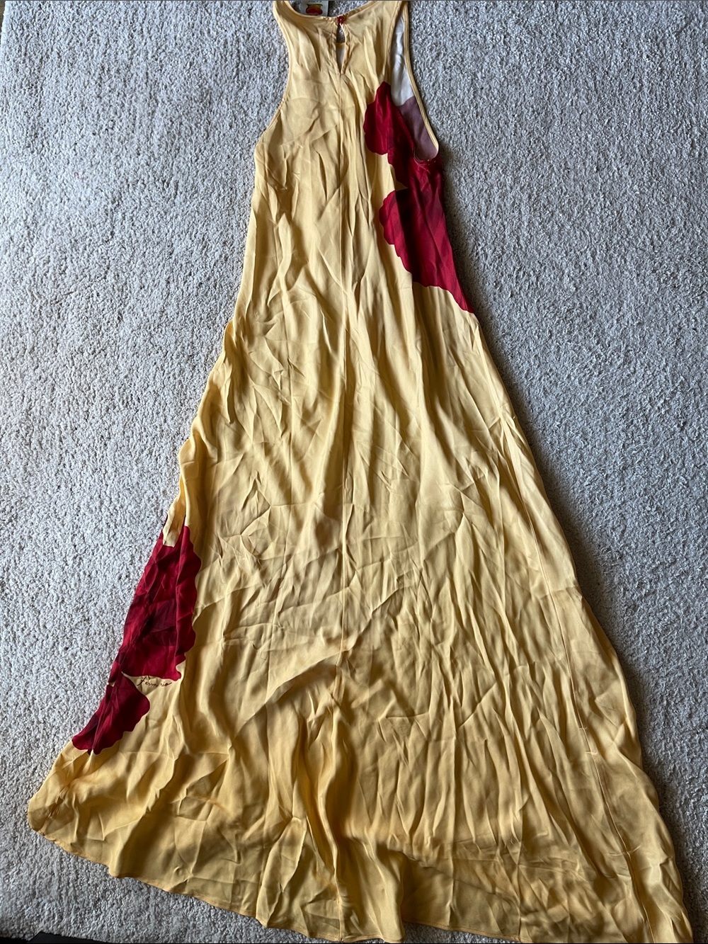 Farm RIO Poppy Flowers Maxi Dress Yellow - Picture 10 of 15